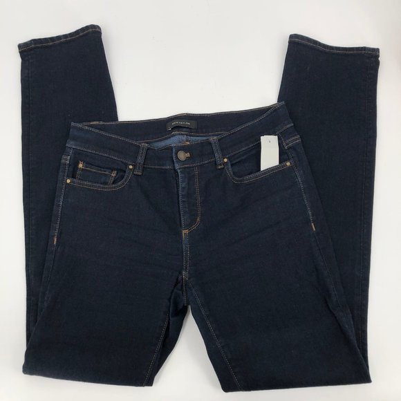 Ann Taylor Blue Straight Leg Jeans | Mid Rise, Size 4 - Picture 2 of 6